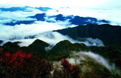 南宫山风景图